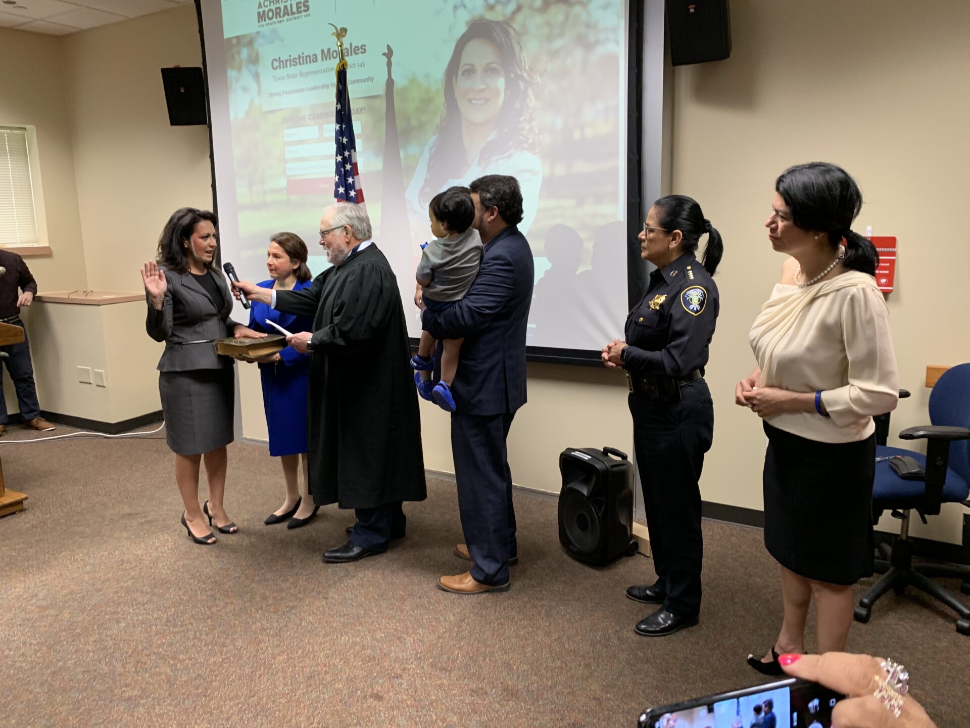 Christina Morales and 2019 Swearing in