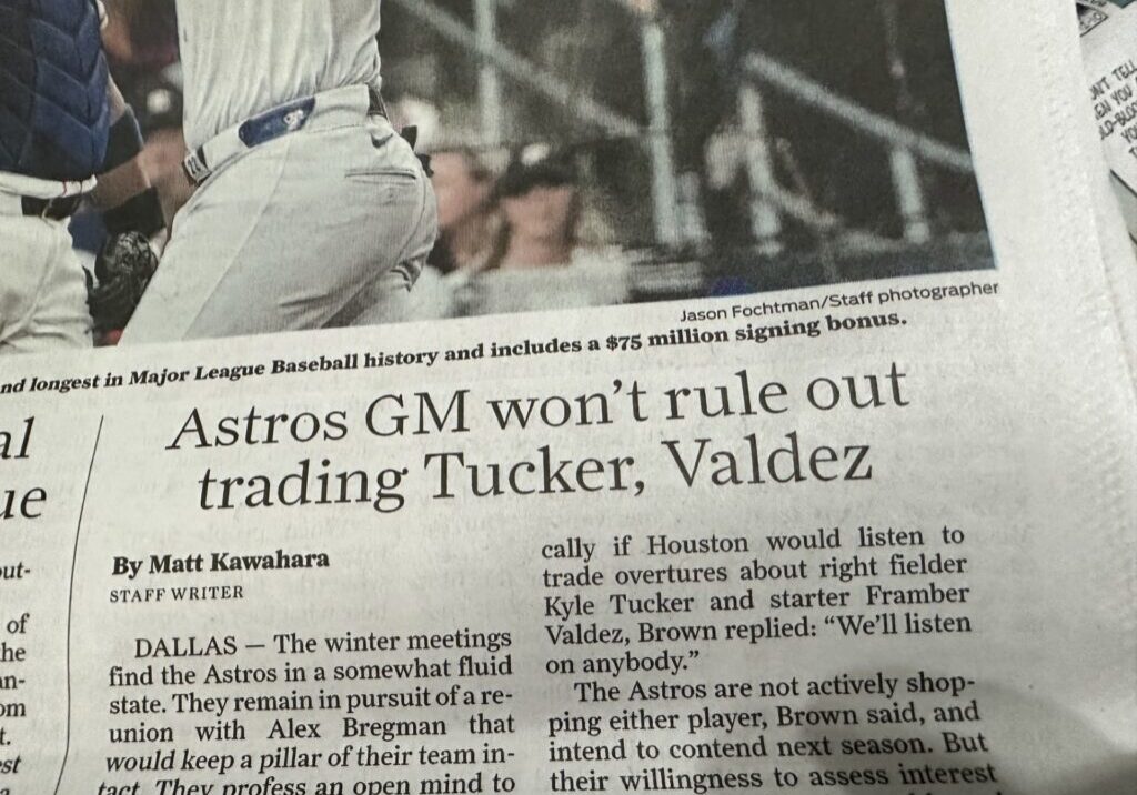 Astros Trades